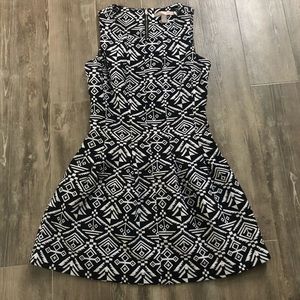 Black and white dress